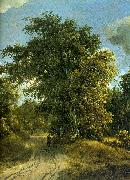 Meindert Hobbema Woodland Road Sweden oil painting reproduction